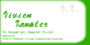 vivien kampler business card